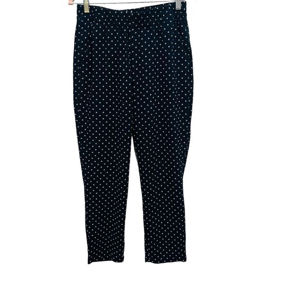 calvin klein collection womens navy cotton tailored slim Dress Pant size 2 38 IT - Picture 4 of 14